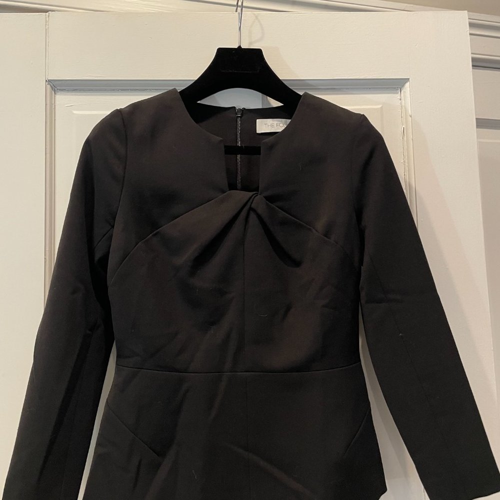 The Fold London Belmore Top Black Wool (UK Size 8 / US Size 4) - Picture 2 of 5